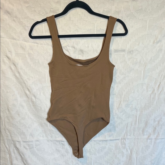 Altar'd State Intimates Nude Thong Bodysuit, Size M/L - Picture 5 of 5